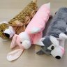 Подушка-игрушка из латекса LIENA Розовый кролик