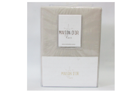 Простынь и наволочки Saten Duz Maison D'or бежевые