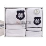 Комплект махровых полотенец Maison D'or Alain белый