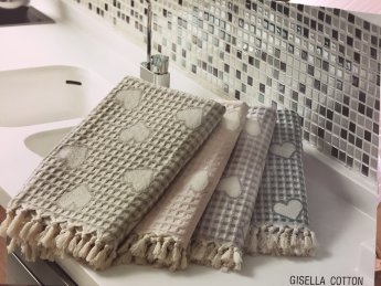 Комплект вафельных полотенец Киселла Maison D'or бежевый